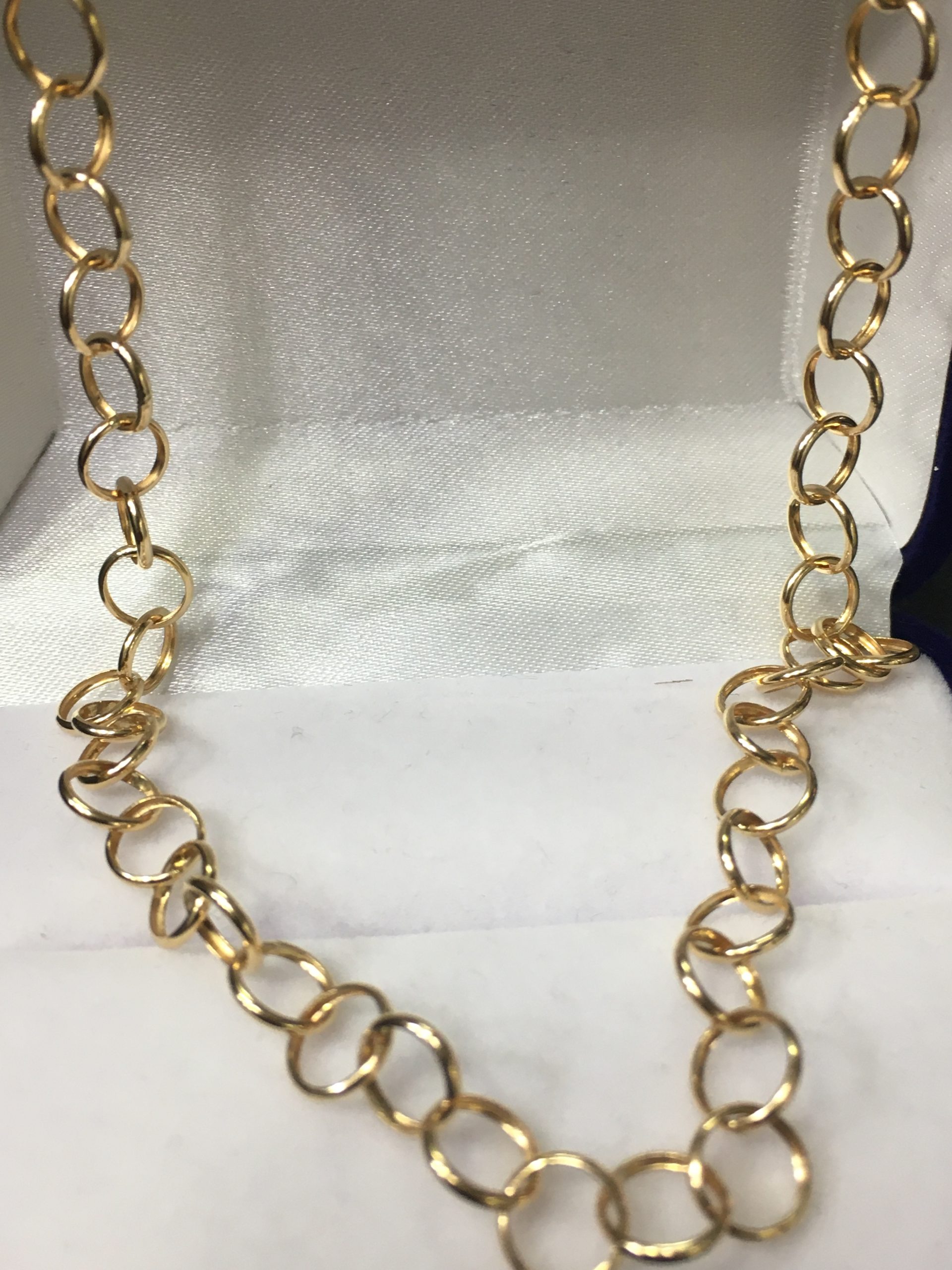 rolo 60 cm 12 gramos aprox oro 18k - Joyas Viviana Lillo